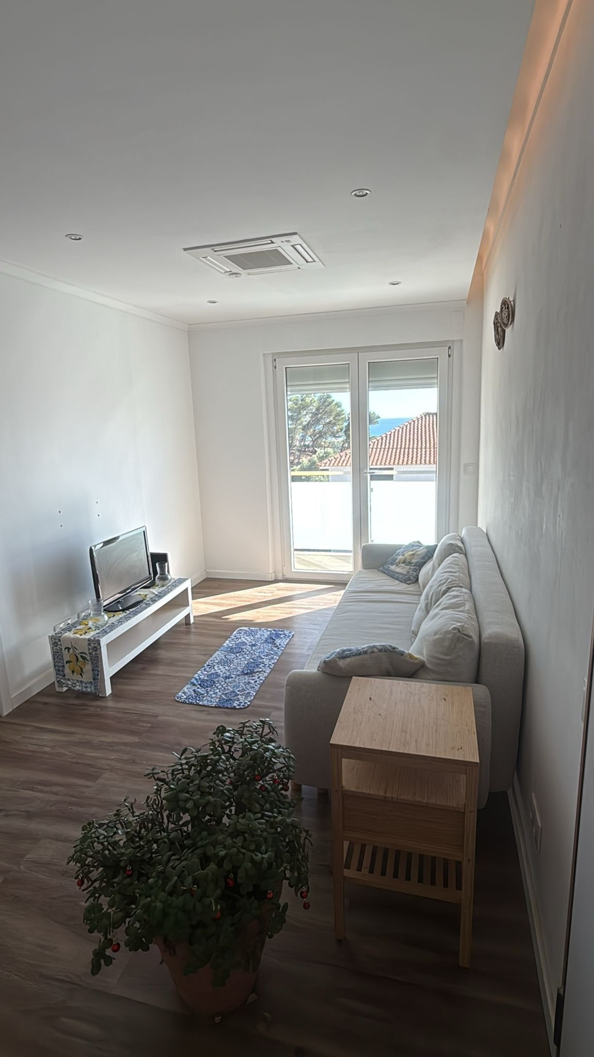 Living room with sea view