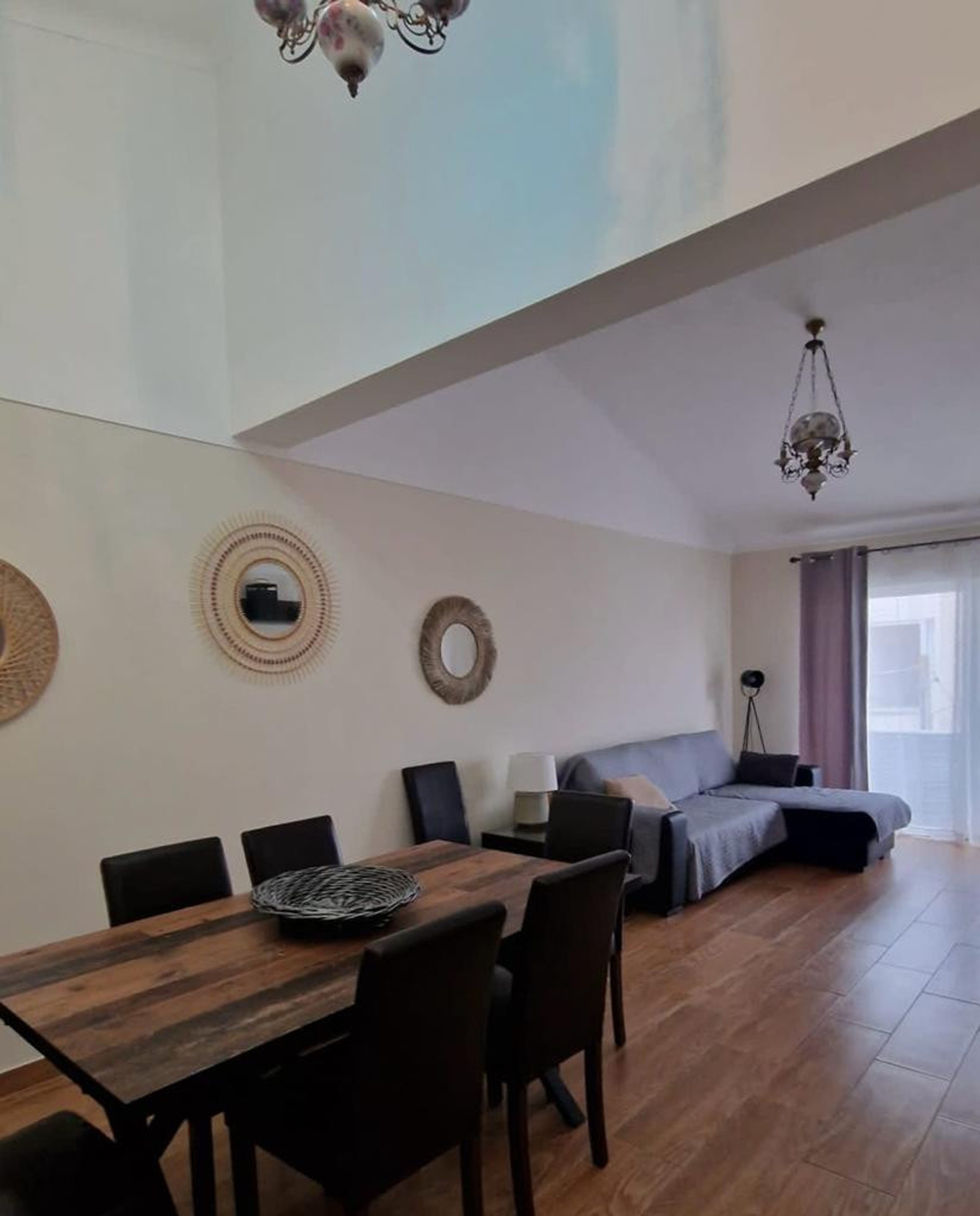 Living and dining area