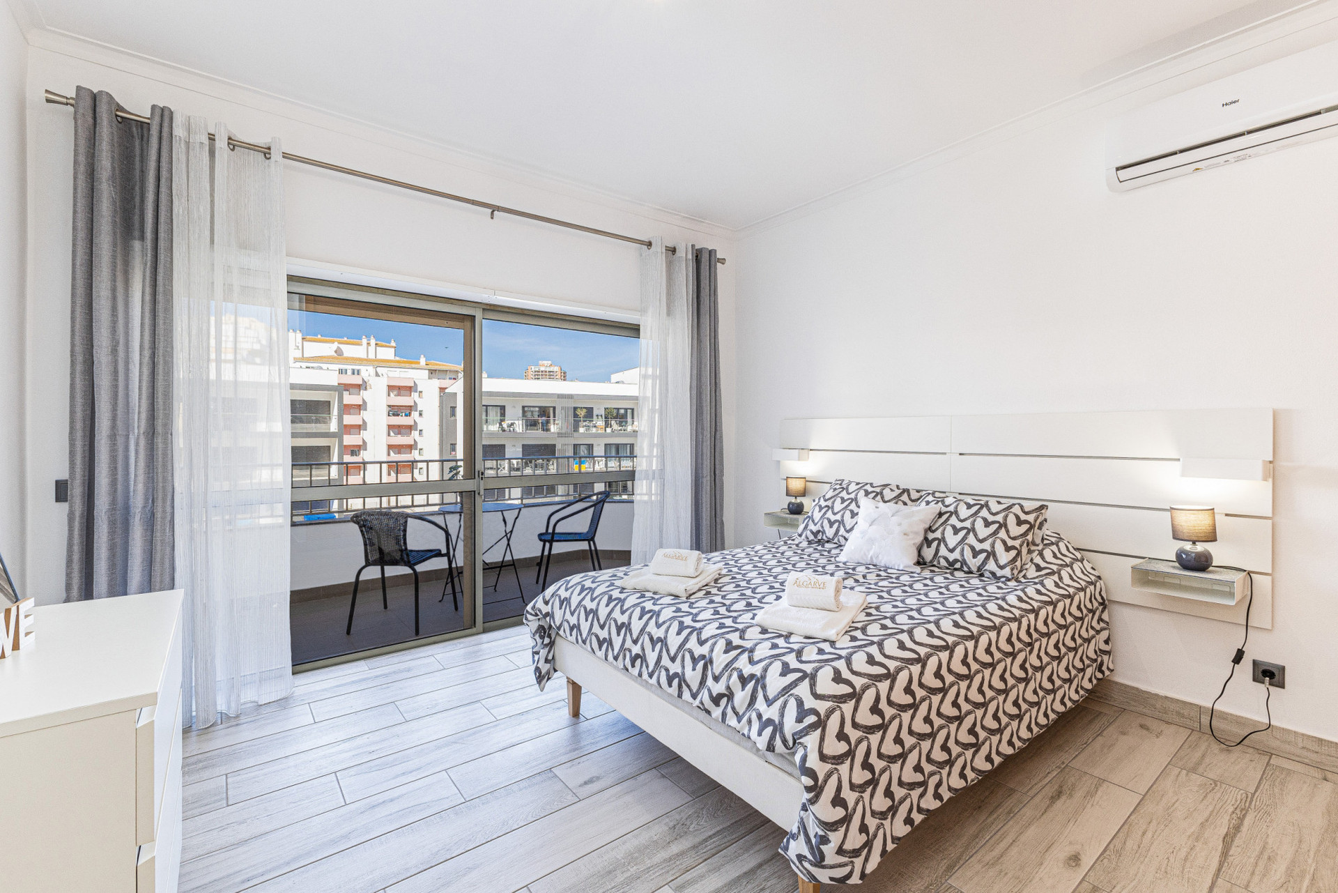Bedroom with balcony access