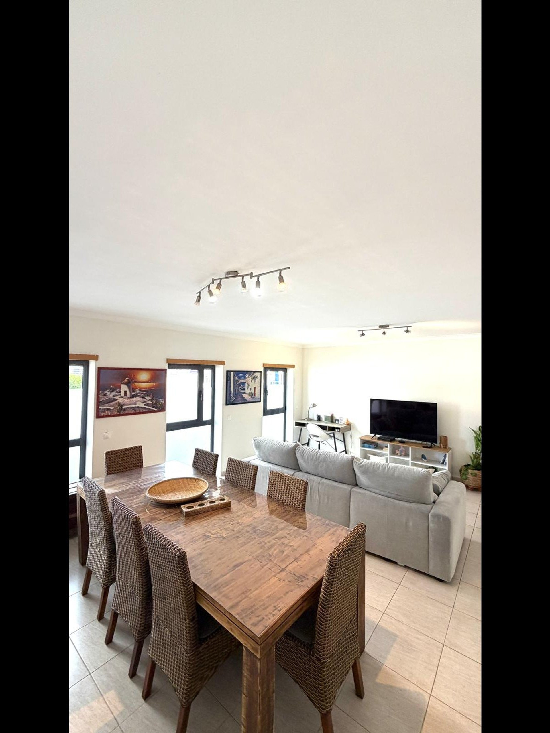 Dining and living room overview