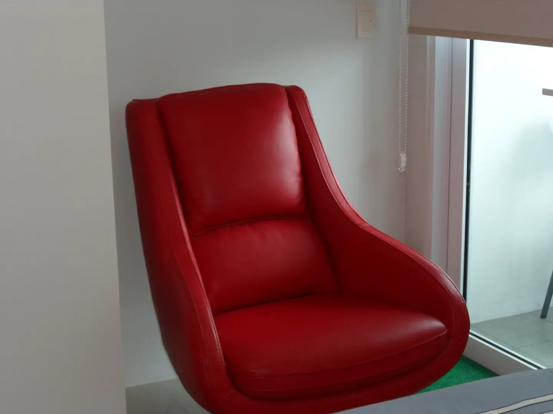 Italian leather chair