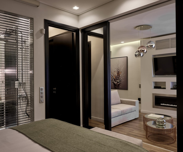 The first bedroom with the living room
