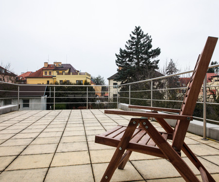 New apartment with terrace near the center, Prague