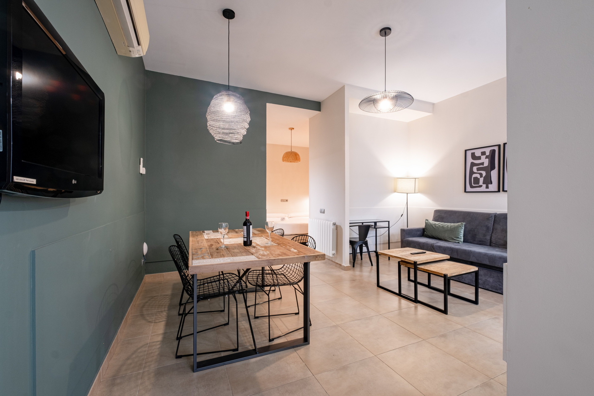 Dining and living room combo