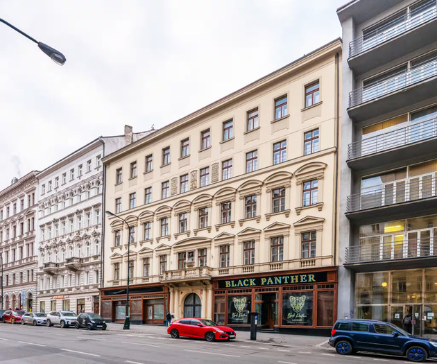 Building exterior street view