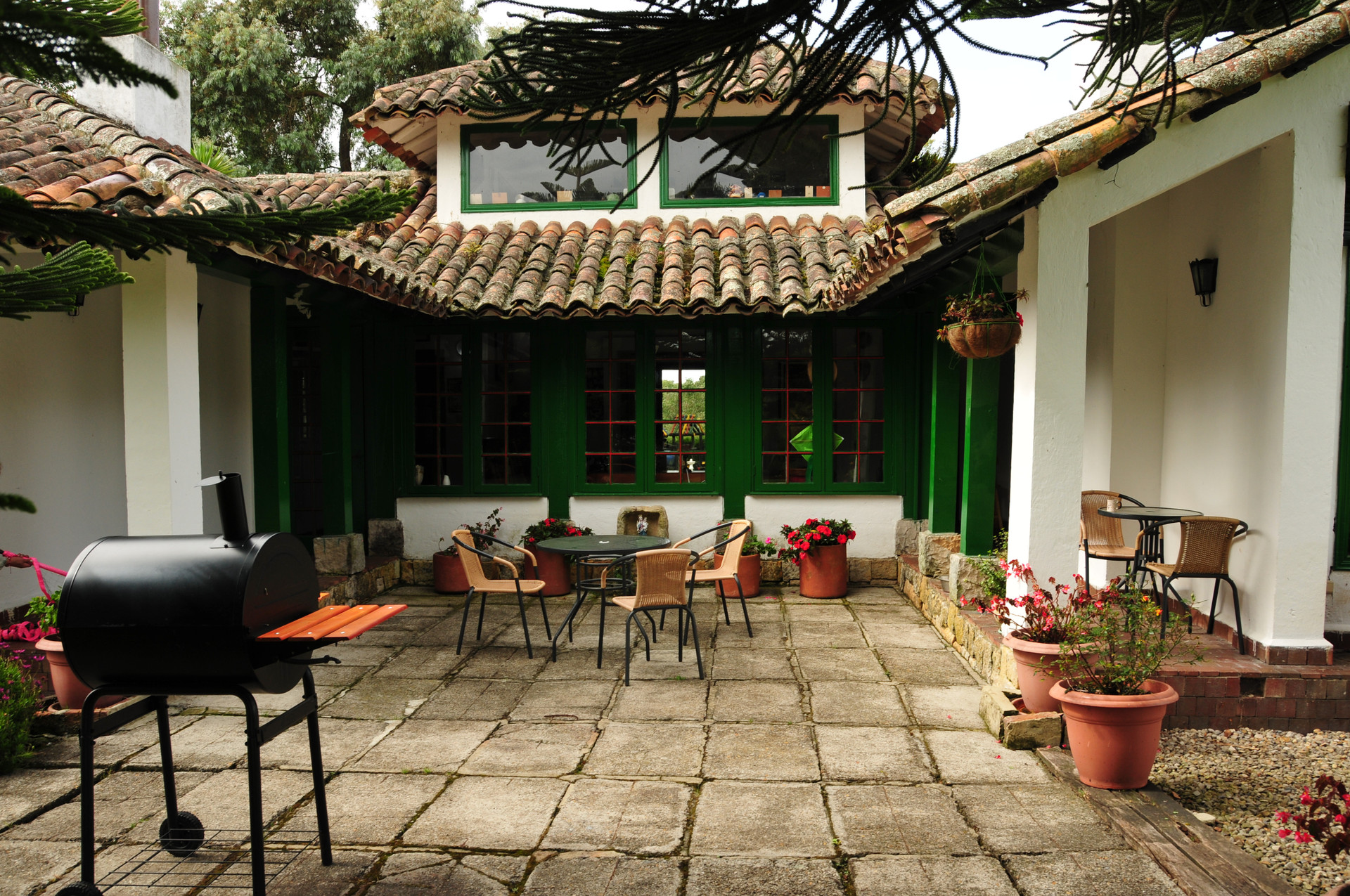 backyard and bbq