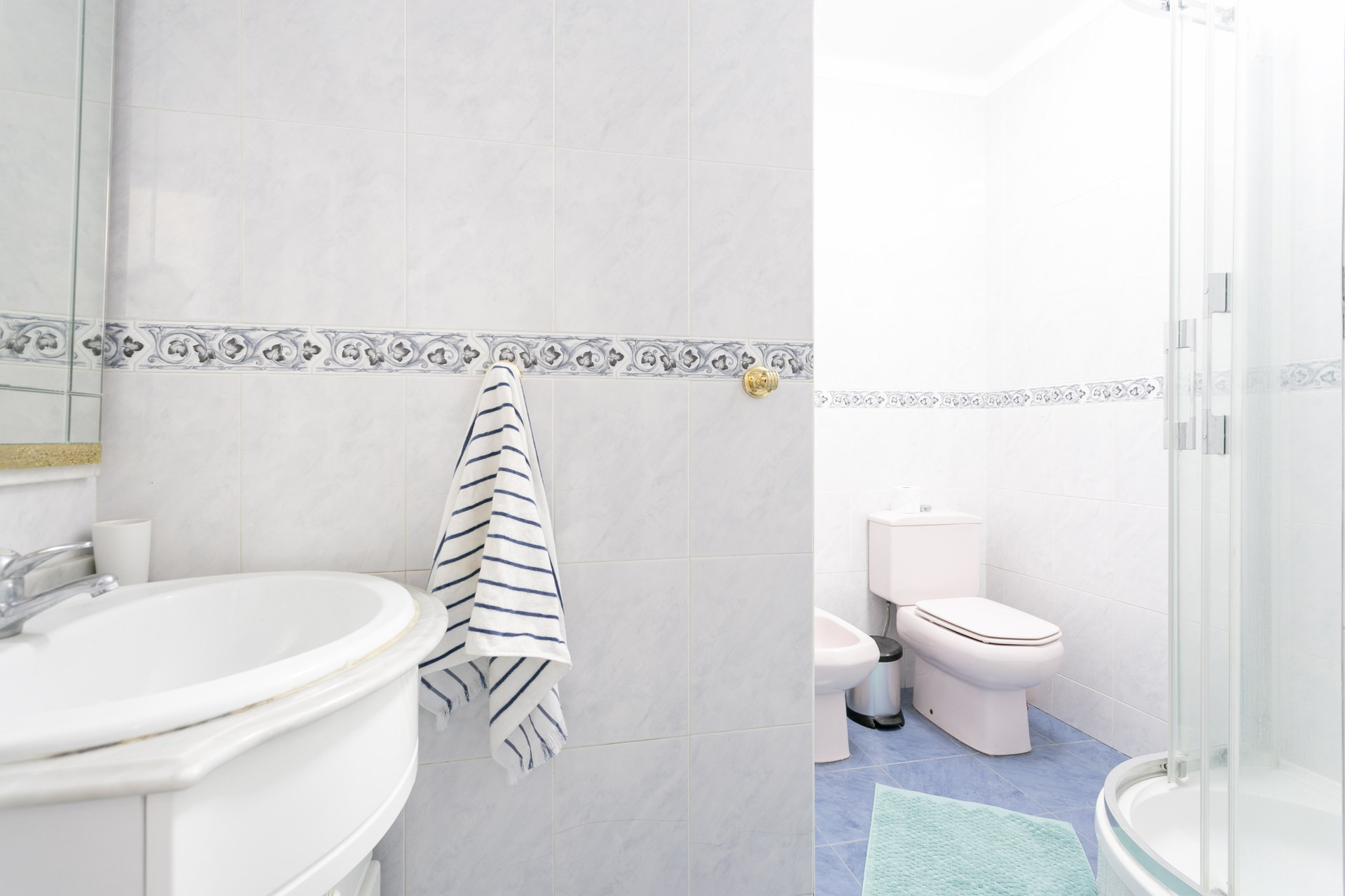 Bathroom with shower and toilet