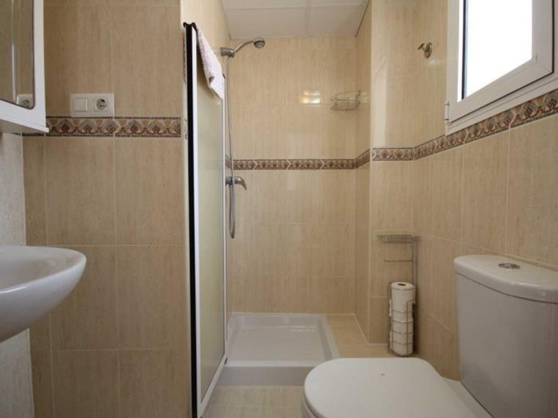 Bathroom with shower and toilet