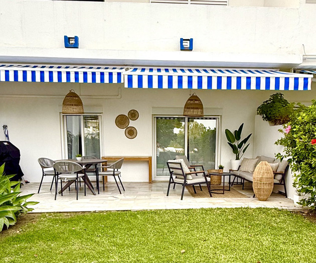 Private terrace and garden
