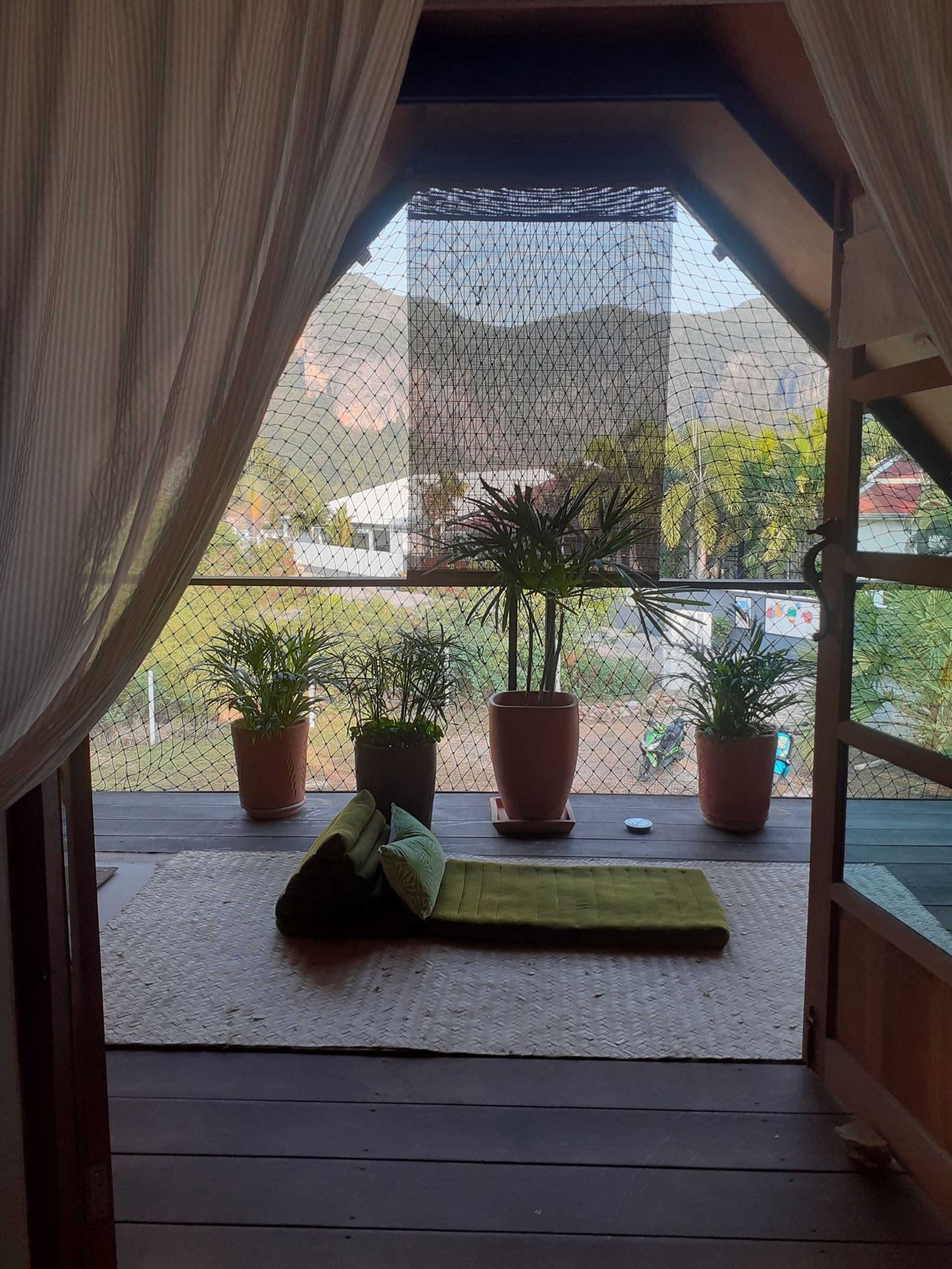 Upstairs Veradah - off the bedroom 