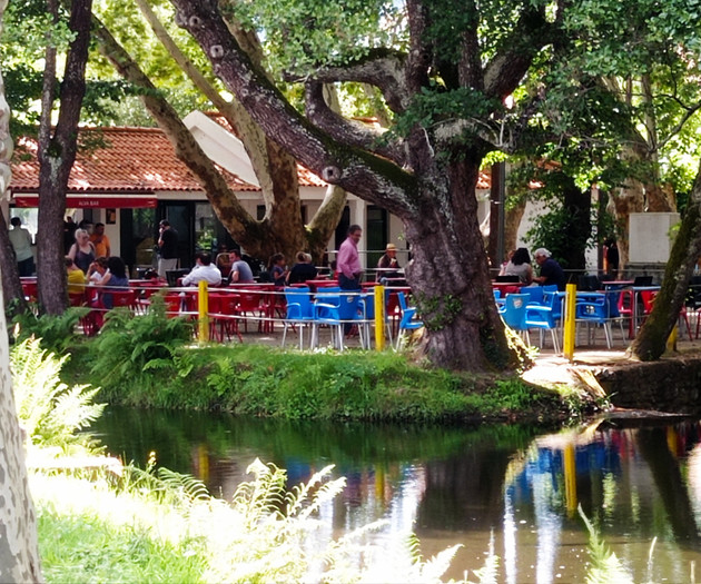 House in village close to river beach and ski