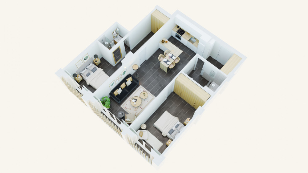 New and modern apartment for 4 in 22@