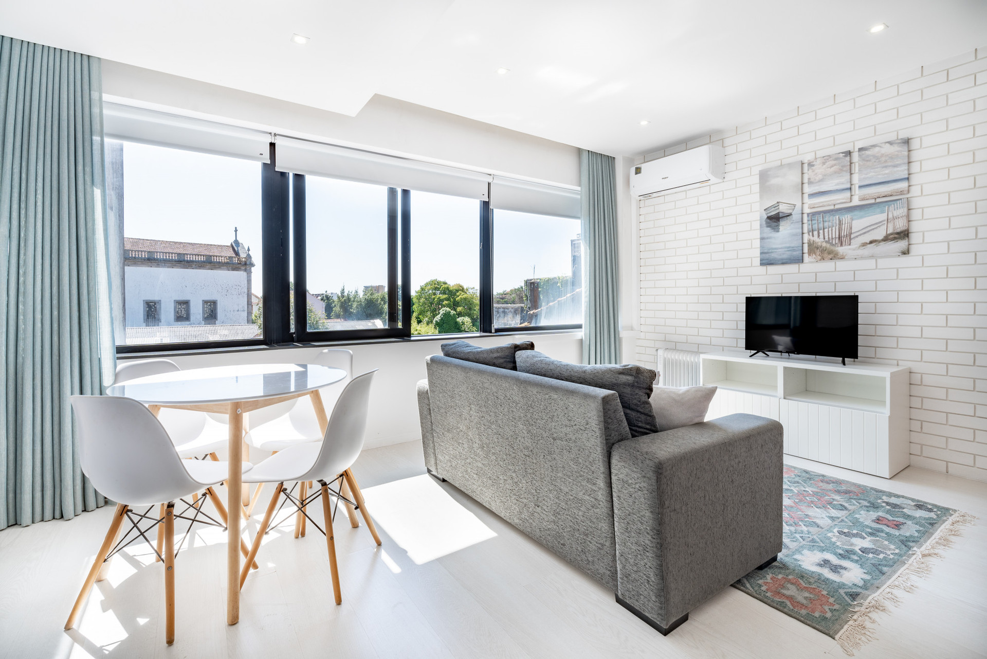 Dining and living room area