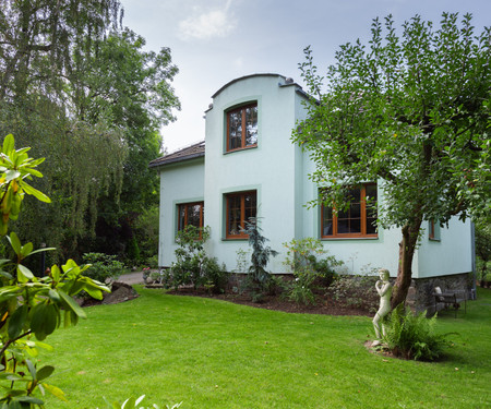 Family house with a shared garden