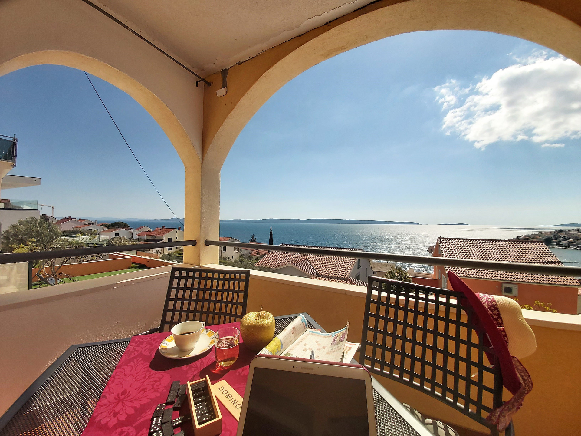 Terrace sea view
