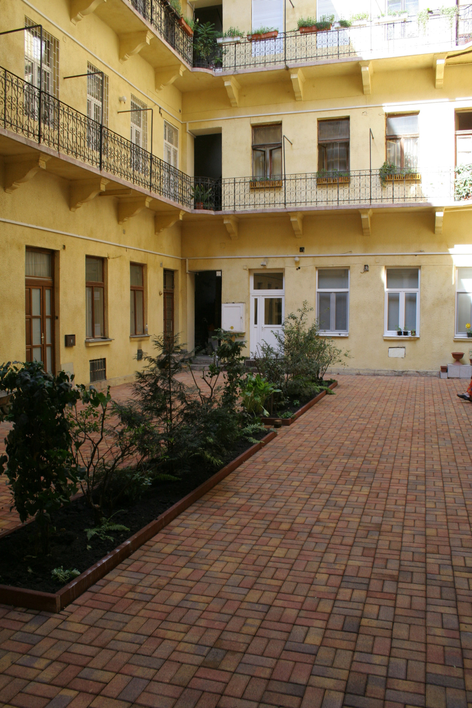 Quiet courtyard