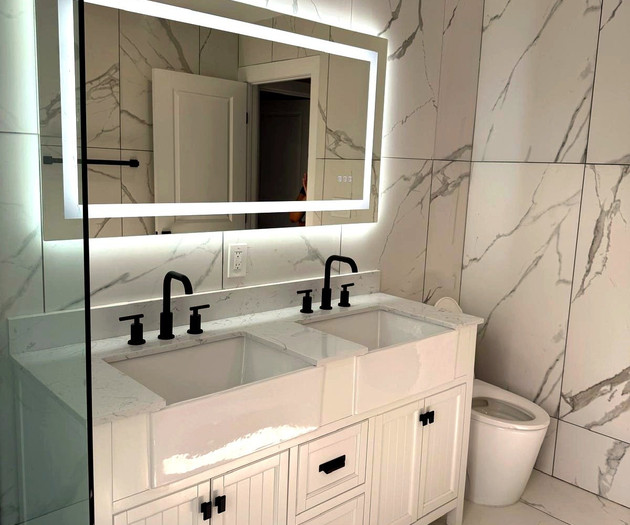 Modern Furnished Home, Marble Baths & Sleek Decor