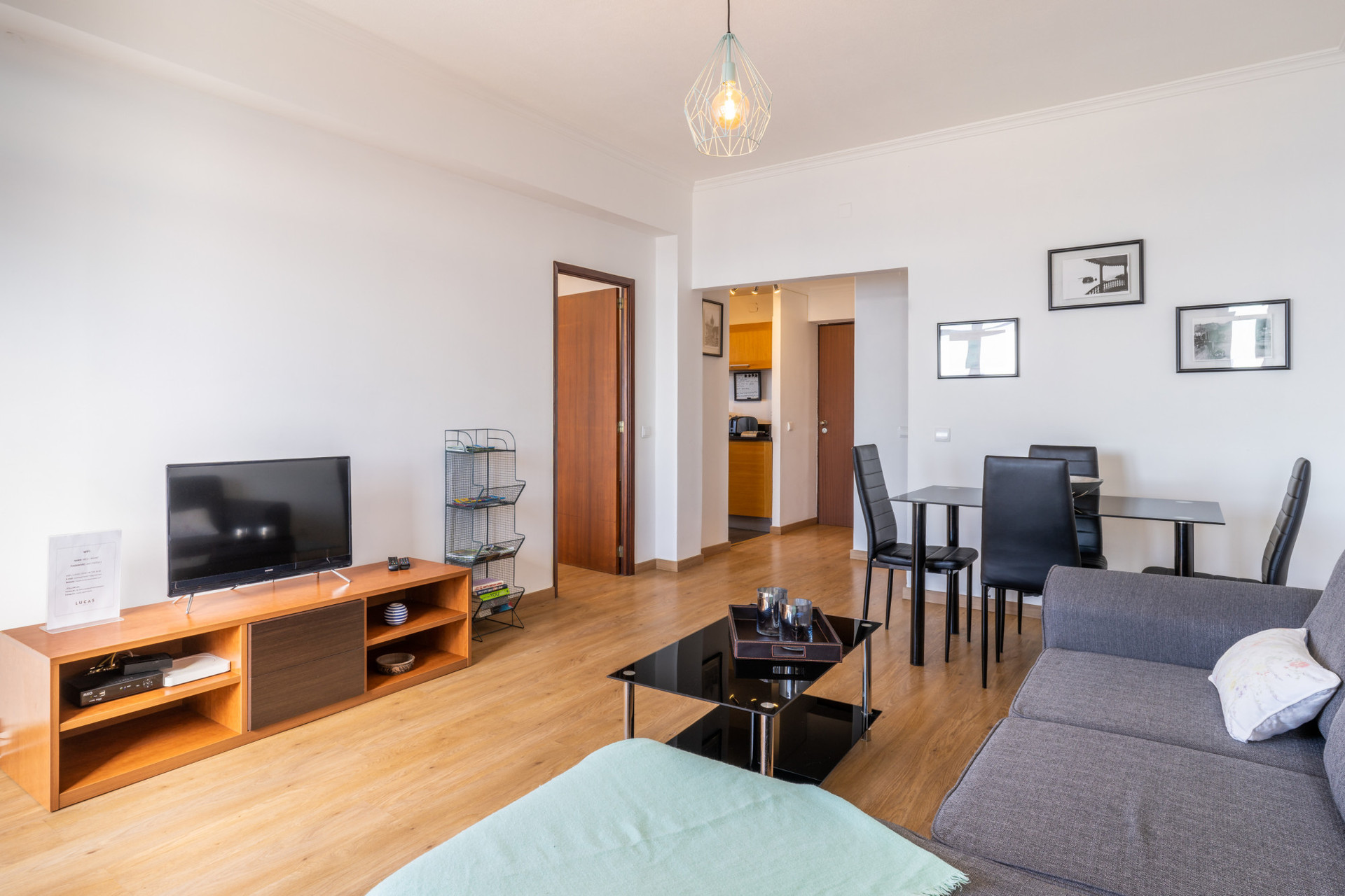 Living Room with Sofa Bed