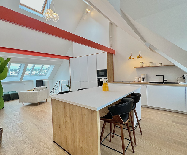 Design & Elegant Duplex in the Heart of Brussels