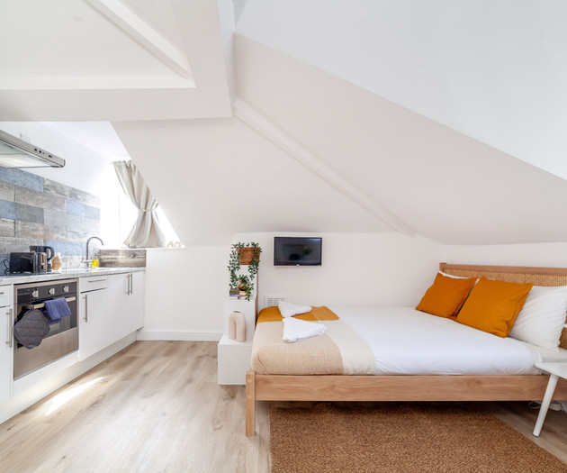 Chic & Charming Attic Studio, Finsbury Park 03