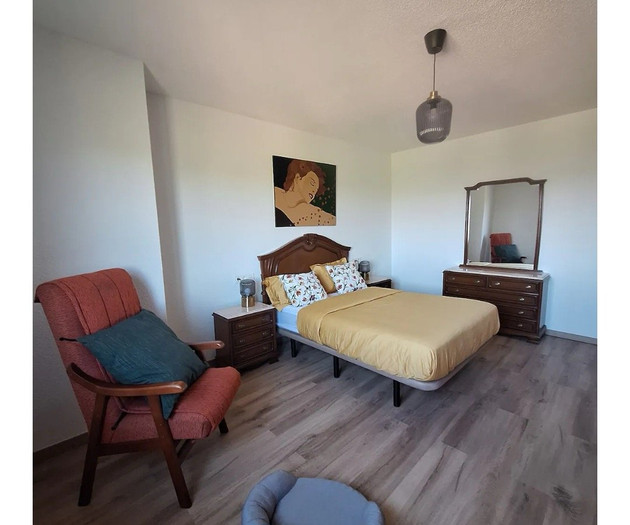 Master bedroom wide view