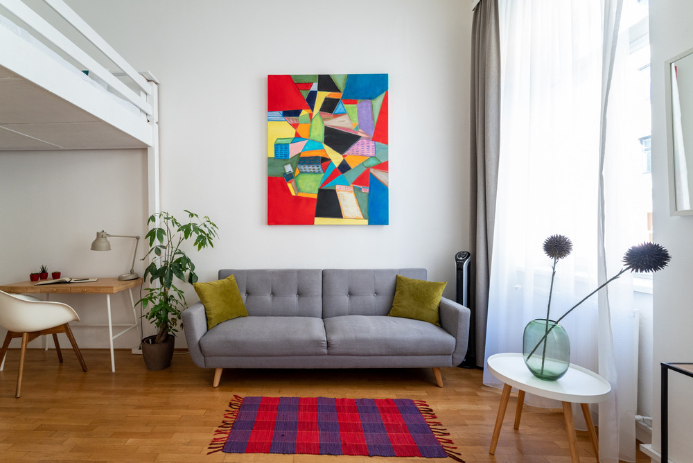 Modern, stylish studio in a quiet courtyard area preview