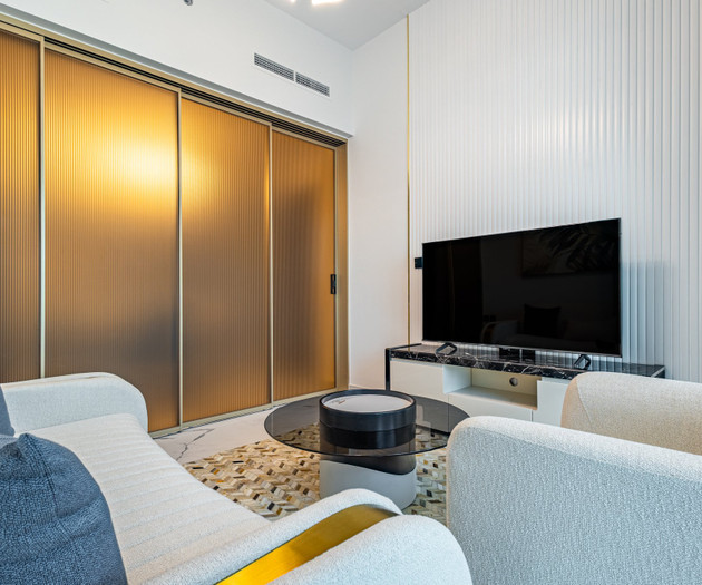 Near Miracle Garden | 1BR, Pool+Gym, Balcony Arjan