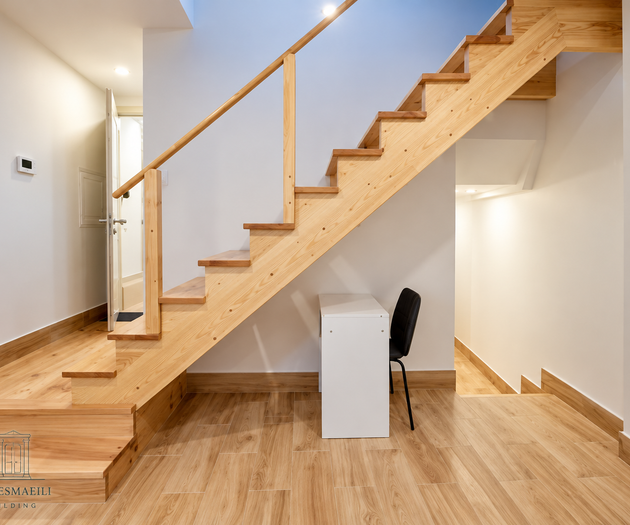 Staircase and entrance hall