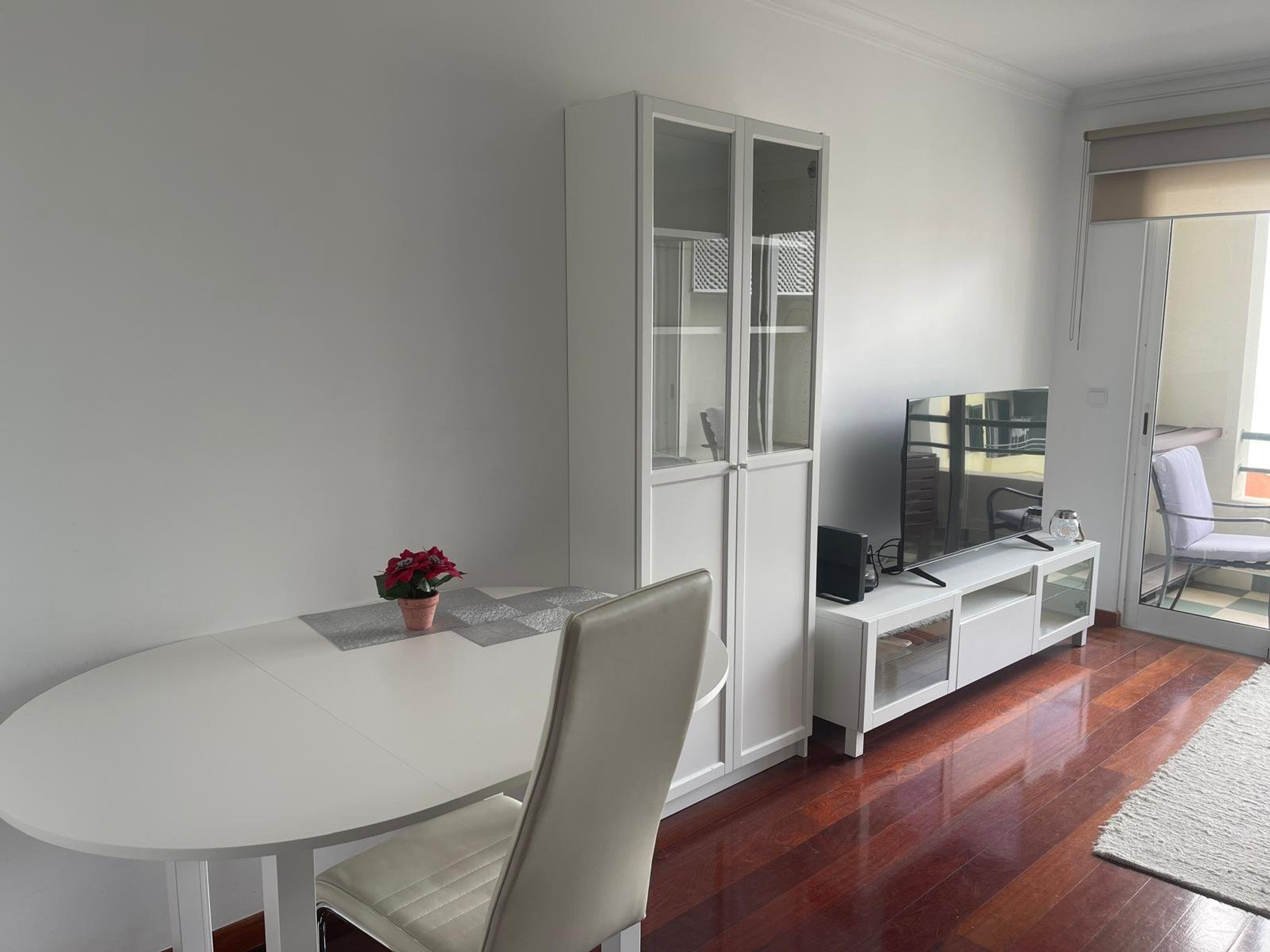 Living Room: TV, table
