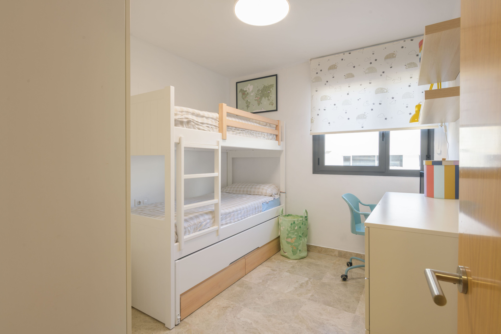 Kid's bedroom with bunk bed