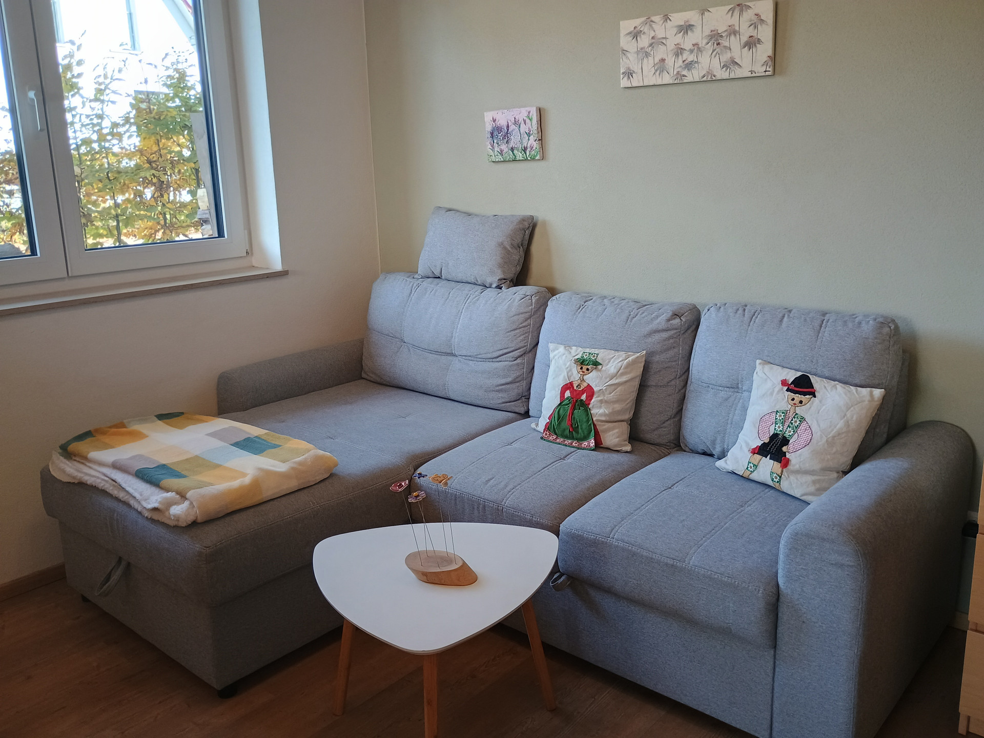 Comfortable sofa in the living area