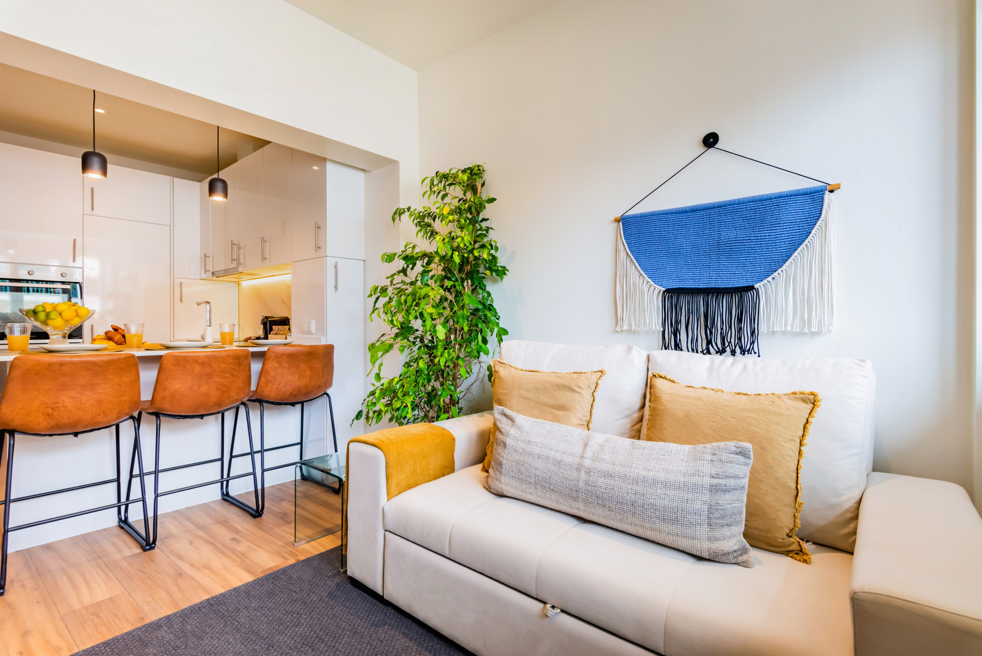 Living Area with Sofa-Bed