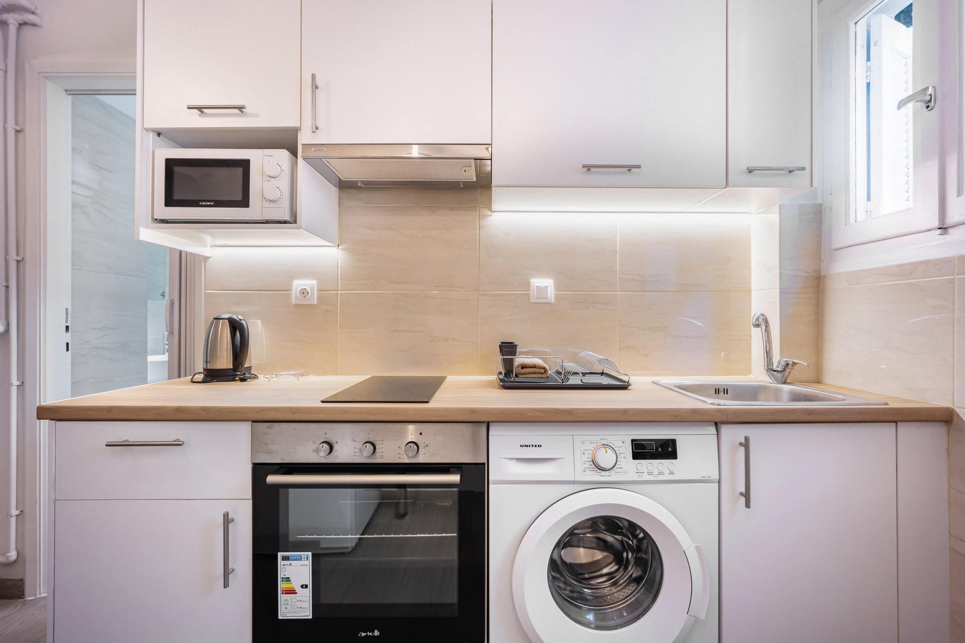 Fully household equipped kitchen