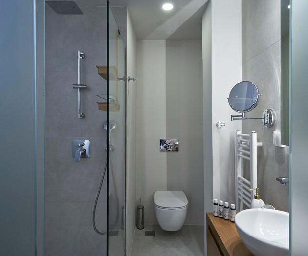 The first bathroom