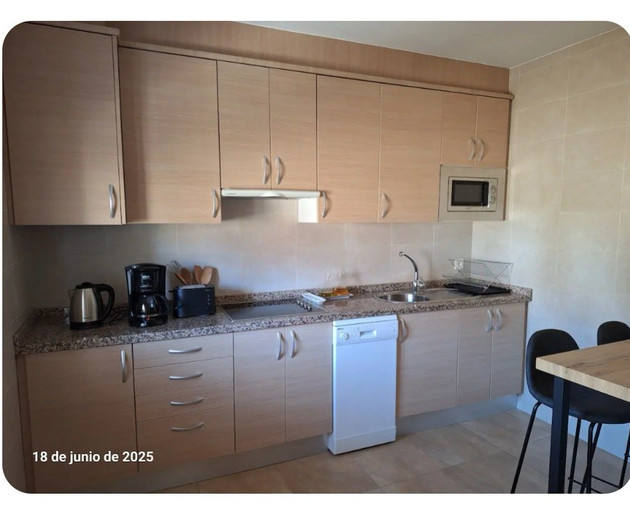 Kitchen counter and appliances