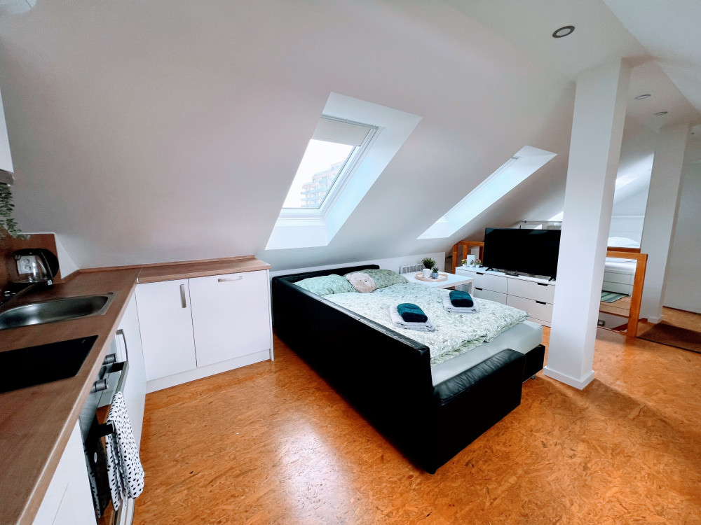Attic and peaceful with View + parking