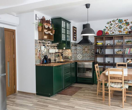 Rustic Interior in a Modern 2-Bedroom Apartment