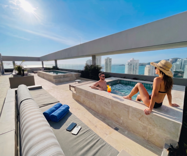 Rooftop · Piscinas · Ambiente Relax