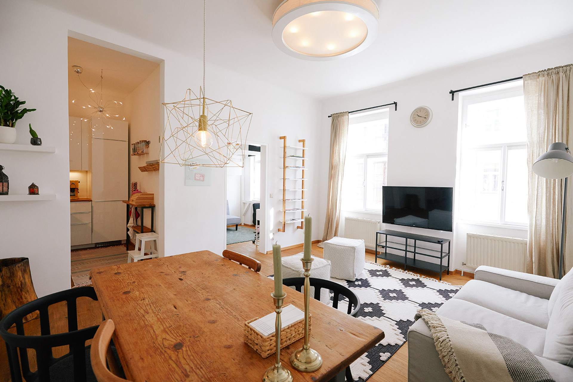 Living room with dinning area