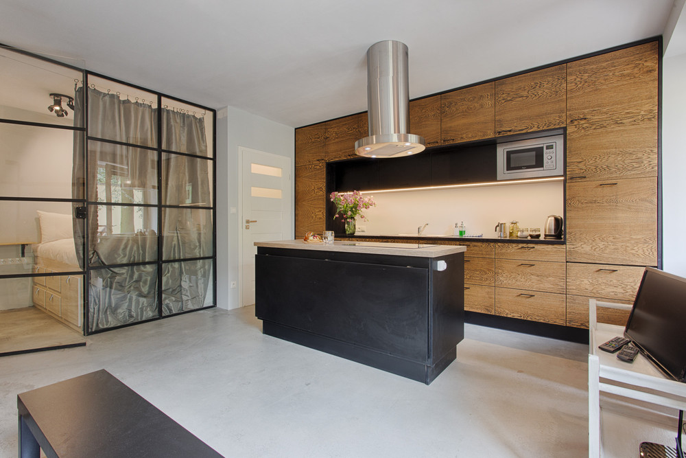 An elegant, industrial space in the city center