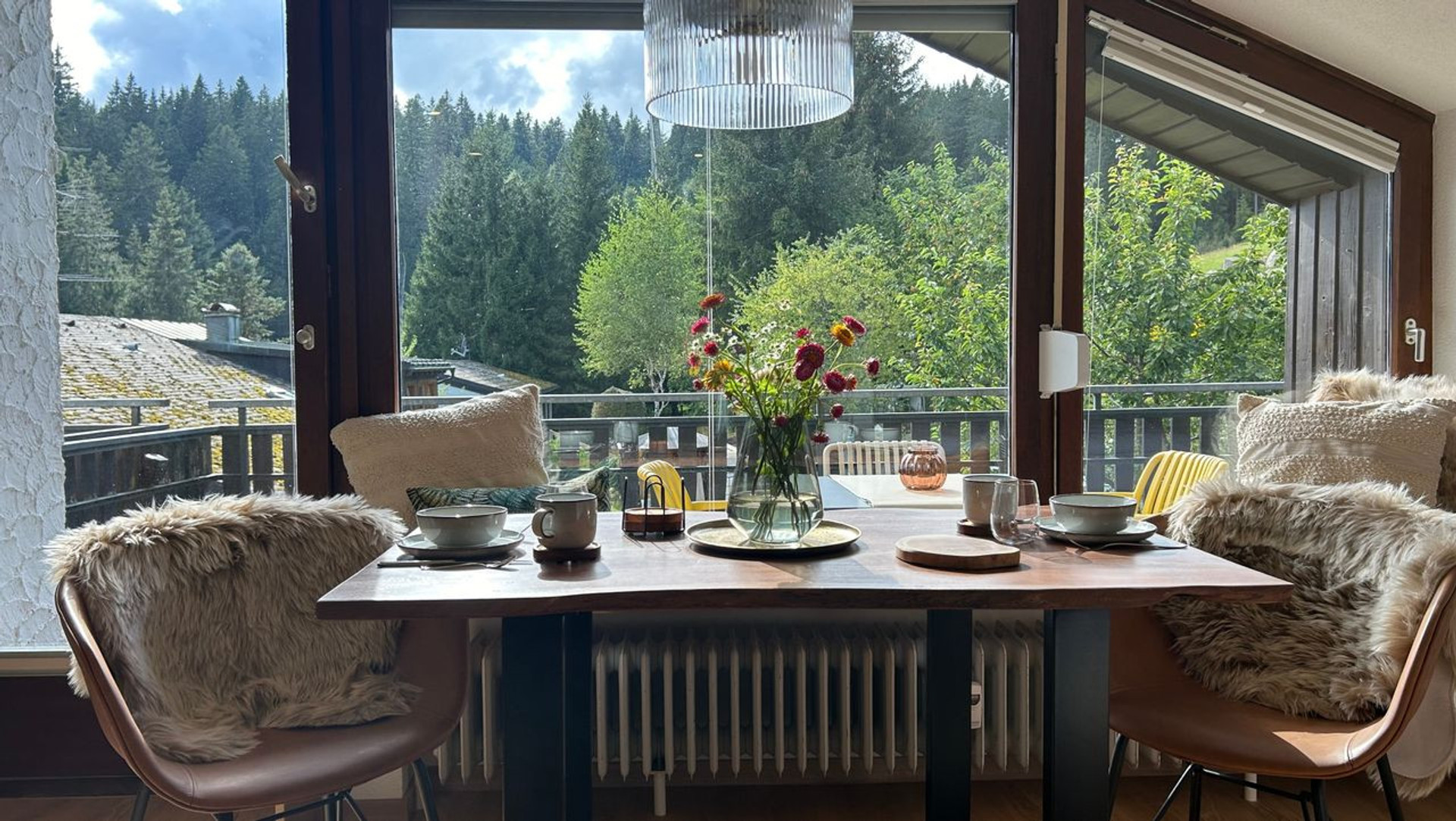 View on the Balkony and Forest