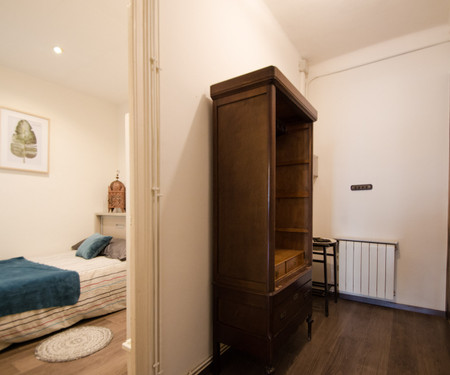 Cozy apartment, two double bedrooms in Eixample