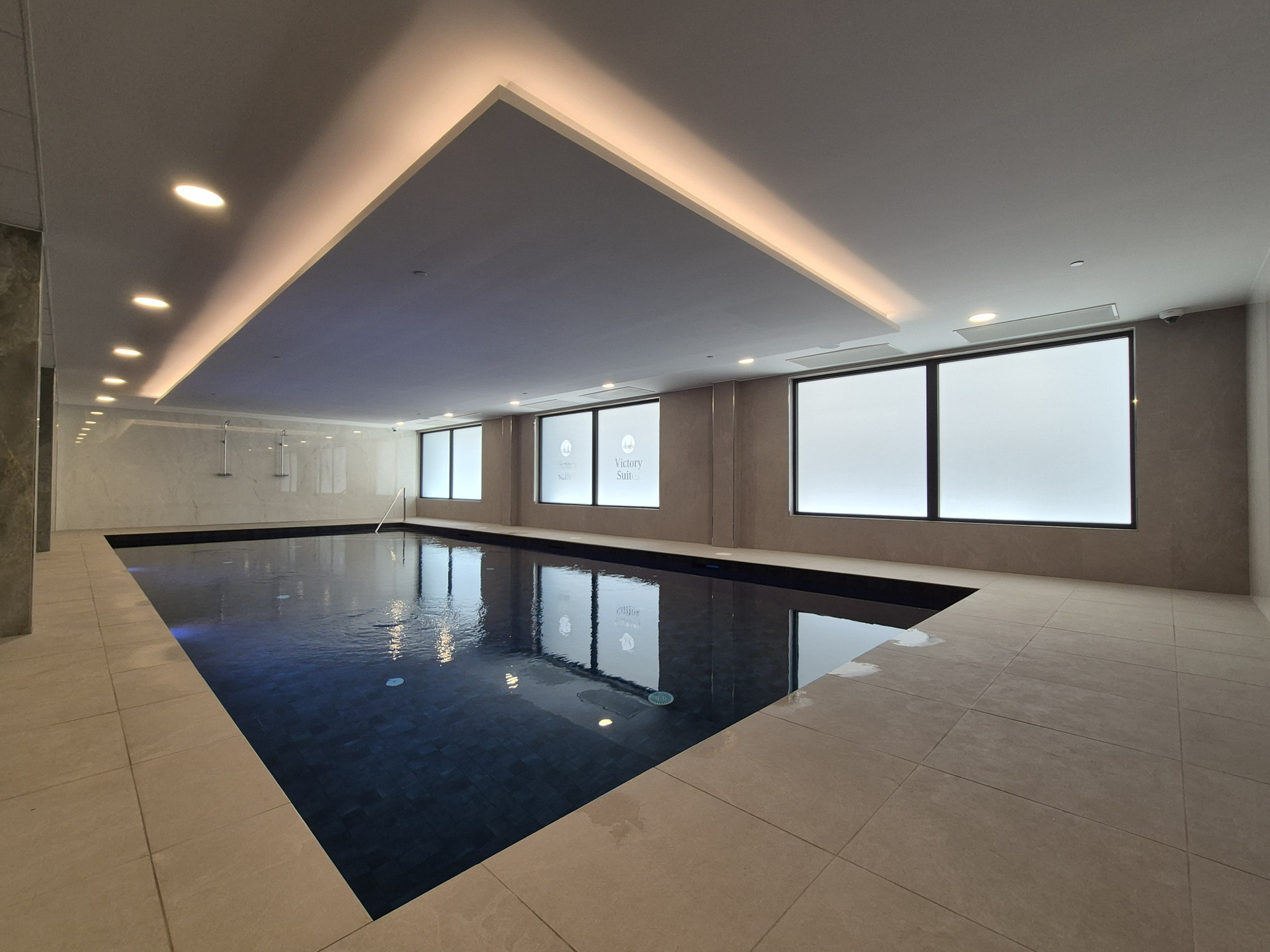 Indoor swimming pool area