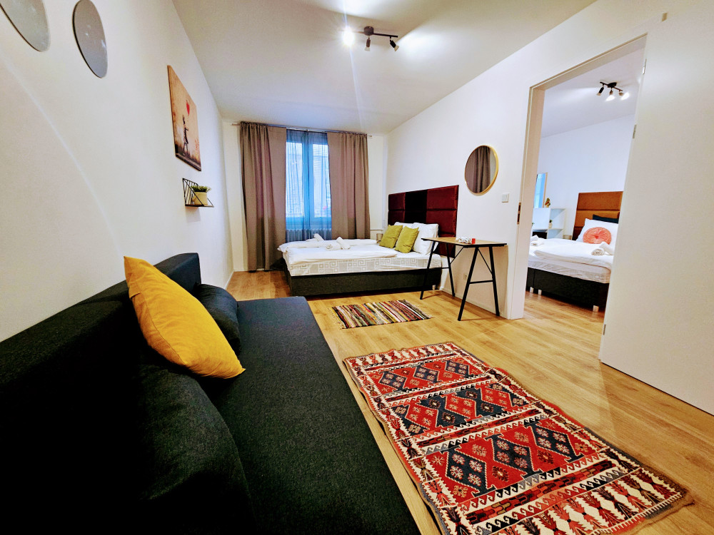 Family 2BR for 1-8 guests | Garden, Parking, Gym preview