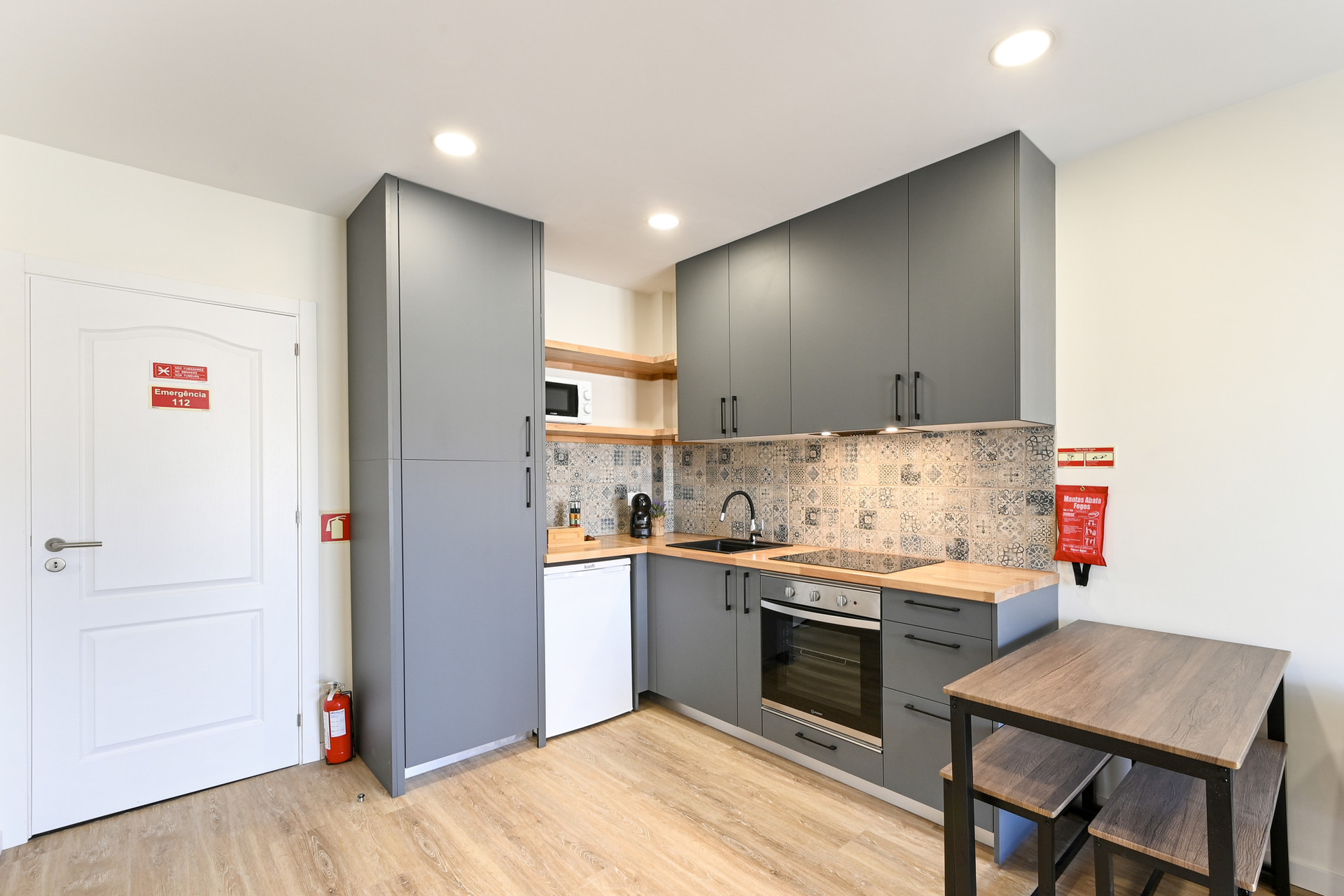 Kitchenette totalmente equipada