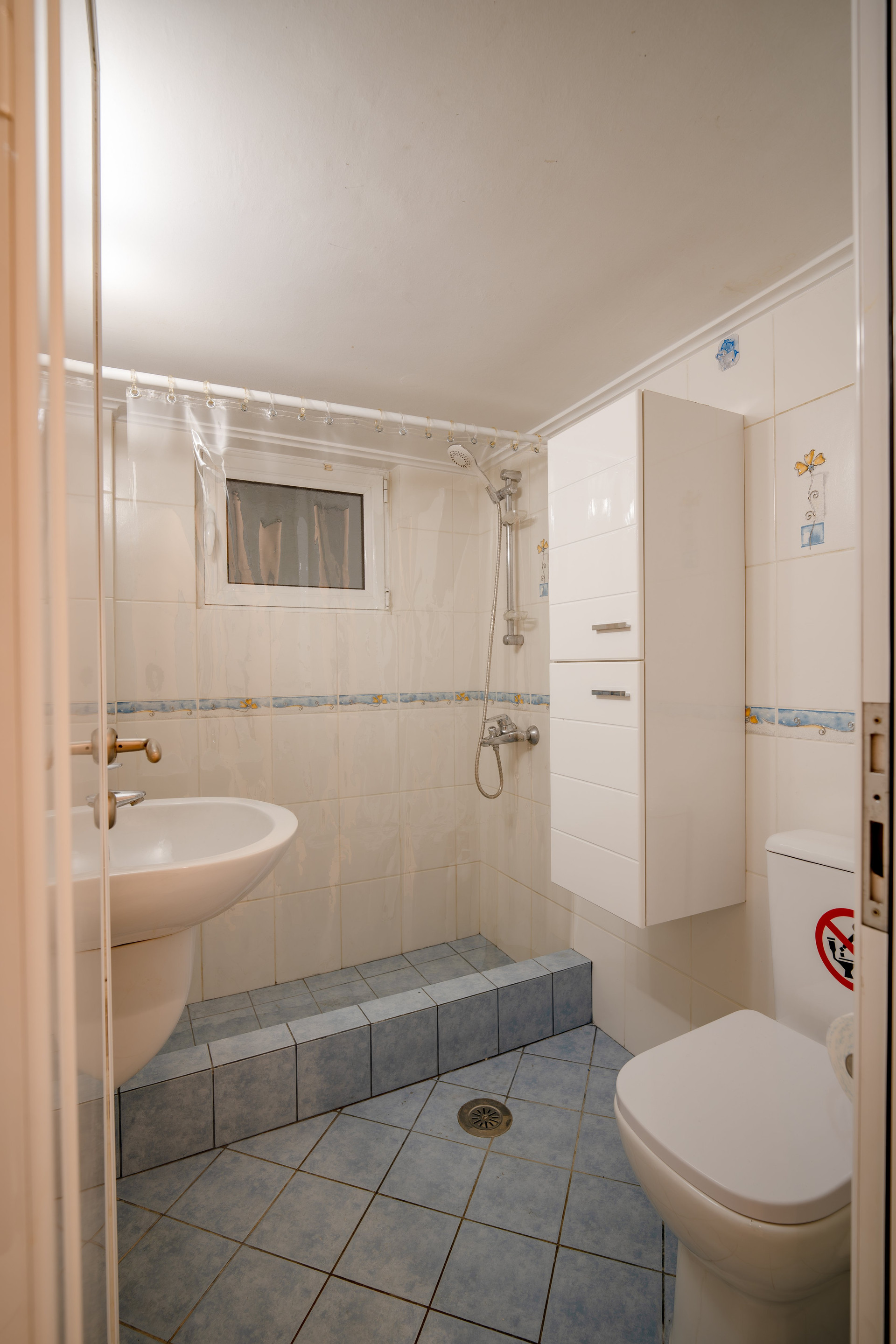 Bathroom with shower and toilet