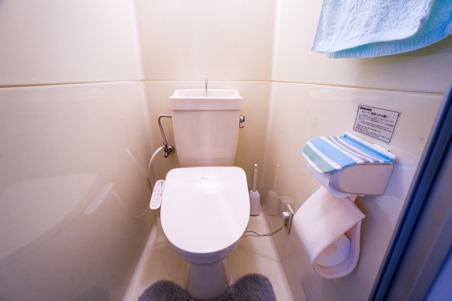 Toilet with bidet seat