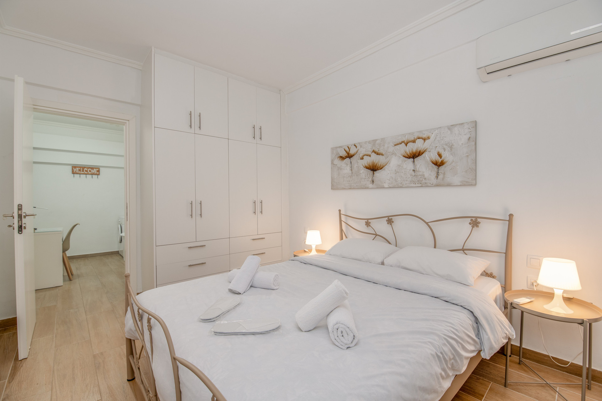 Bedroom and closet