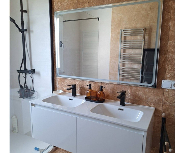 Bathroom vanity mirror
