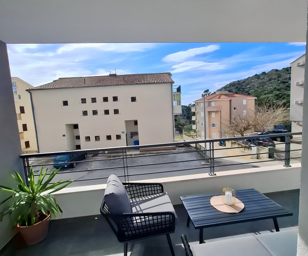 Balcony overlooking neighborhood